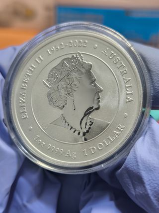 Moneda 1 Onza Plata Lunar III Dragón 2024