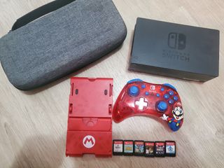 Nintendo Switch Azul/Rojo + Accesorios 