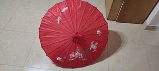 Ombrello Giapponese Rosso