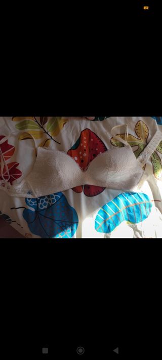 Sujetador de lactancia blanco