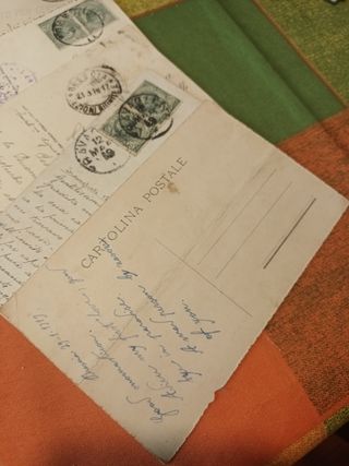 5 cartoline illustrate vintage lotto primi 1918