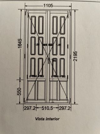 Últimos días!! Puertas balconeras madera antiguas.