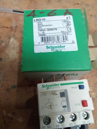 Relé Térmico Schneider LRD10 4-6A PROTECCION MOTOR