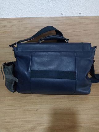 Maletín Piquadro Azul Piel