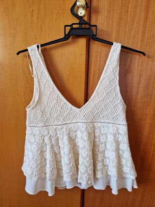 Top Zara Crochet