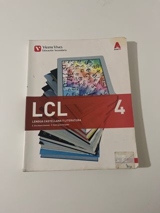 Libro de lengua castellana y literatura de 4 ESO.