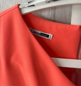 Vestido corto elegante coral talla M
