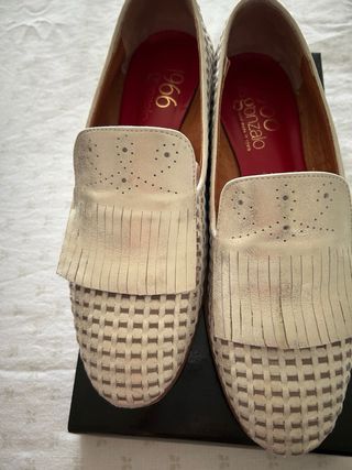 Mocasines Luis Gonzalo Piel Plata