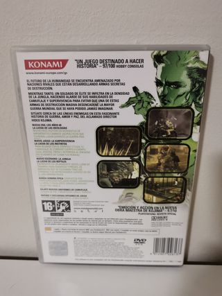 Metal Gear Solid 3 Snake Eater PS2