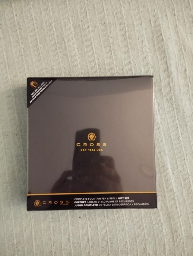 Pluma Estilográfica Cross Bailey Negra. Nueva