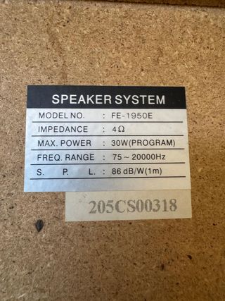 Altavoces BASS REFLEX