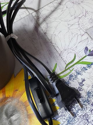 Coppia Lampade Vintage Marrone/Grigio