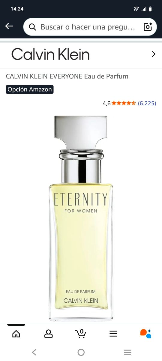 Calvin Klein Eternity Eau de Parfum para Mujer