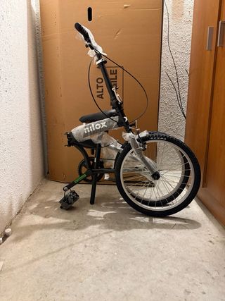 Bicicleta Plegable Nilox Negra