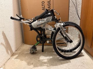 Bicicleta Plegable Nilox Negra