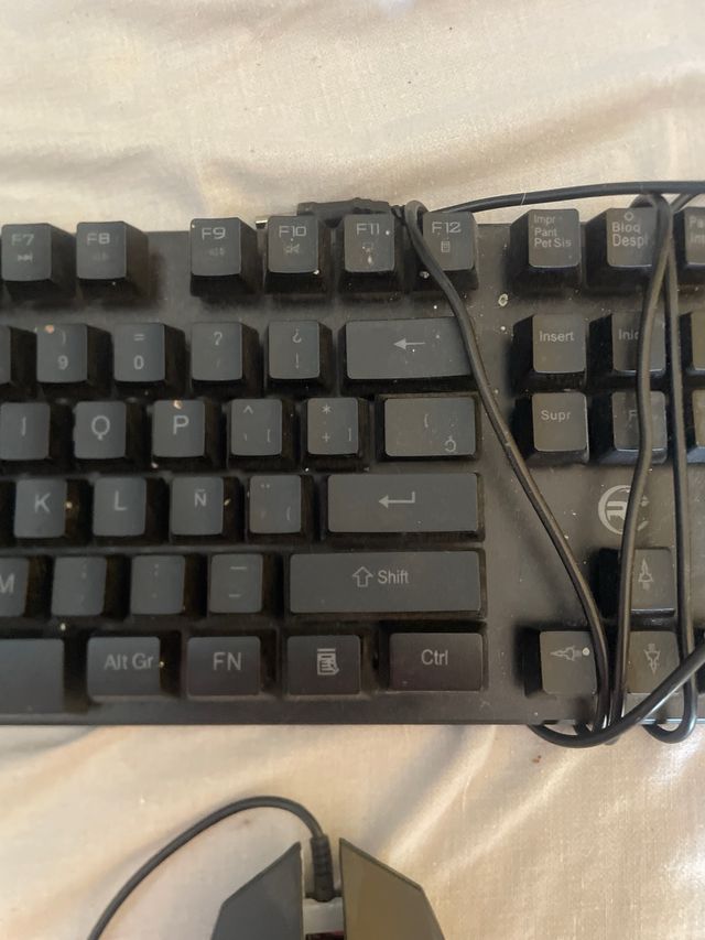 Teclado y Ratón Gaming Negro