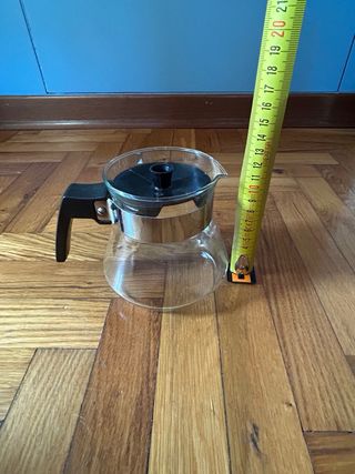 Caraffa bricco teiera in vetro