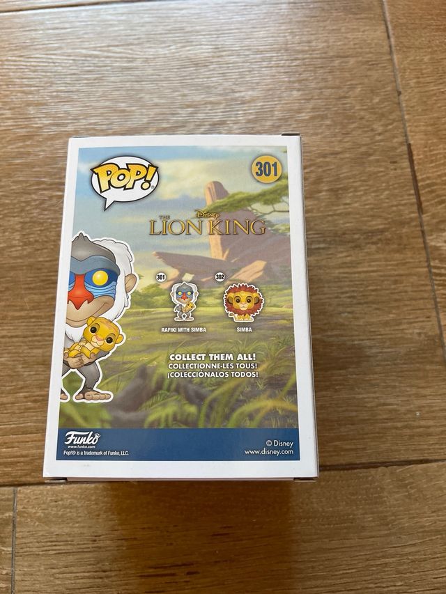 Funko Pop Rafiki con Simba 301 Disney