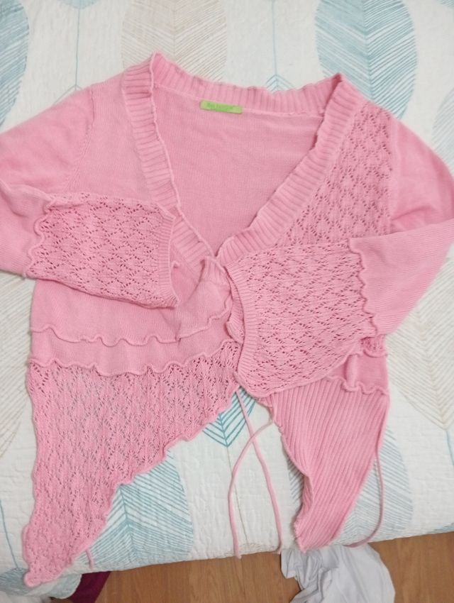 Chaqueta rosa algodón L-xl