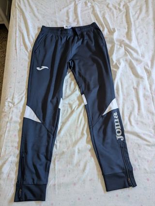 Pantalón chándal Joma azul y blanco