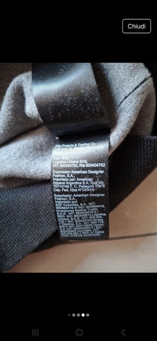 Maglia Calvin Klein Jeans Nera Taglia S