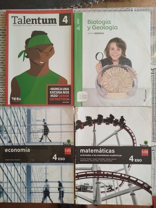 Lote de libros de 4 ESO