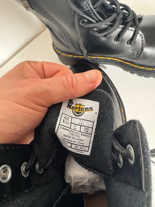 Botines Dr. Martens Negros #42--26cm