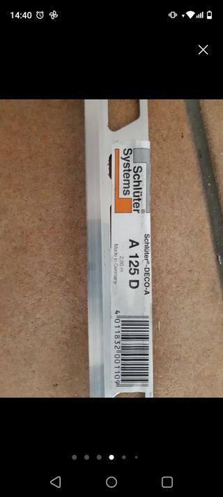 5 Perfiles para azulejos de aluminio