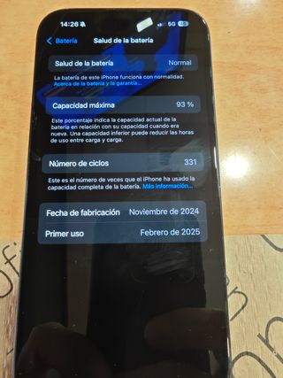 iPhone 16 256 gb Garantía de 1.5 años de la compañ
