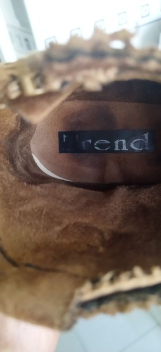 Botines CORINA marrones trenzados