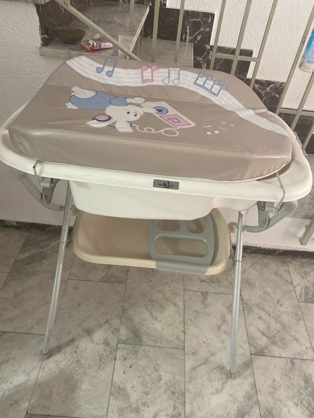 Bañera cambiador para bebé