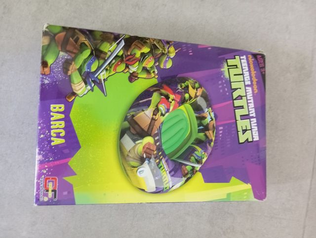 Barca inflable Tortugas Ninja para niños (nueva).