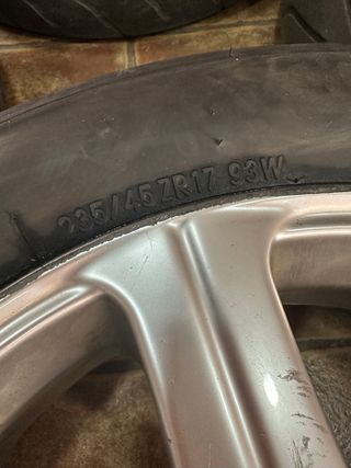 Llantas 17’’ KAHN RS-S con neumaticos