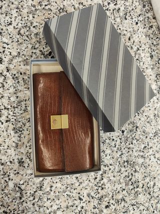 Portafoglio in vera pelle di pitone