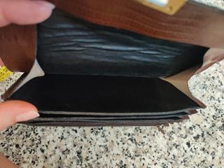 Portafoglio in vera pelle di pitone