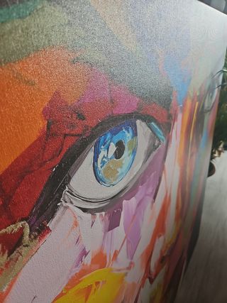 Françoise Nielly - Bowie - 120x120 Firmada