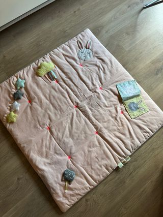 Alfombra de juego acolchada para bebé