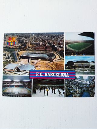 Postal C.F.B. 70s BARÇA vintage