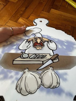 Tagliere cuoco ceramica