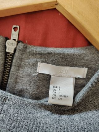 Vestito tubino grigio donna