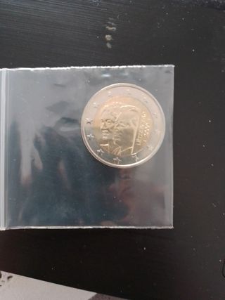 2 € commemorativo Lussemburgo 2009 Charlotte UNC