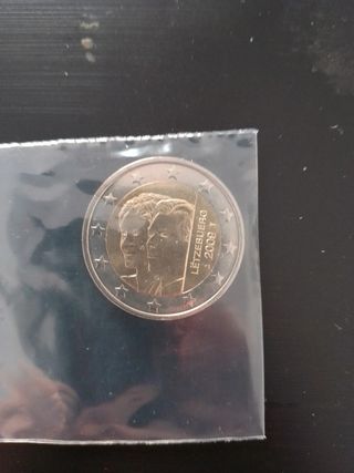 2 € commemorativo Lussemburgo 2009 Charlotte UNC