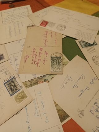 Cartoline Auguri Vintage Illustrate