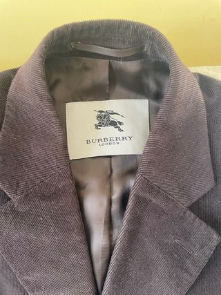 Americana Burberry Marrón Chocolate Talla XL