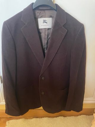 Americana Burberry Marrón Chocolate Talla XL