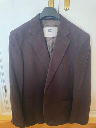 Americana Burberry Marrón Chocolate Talla XL