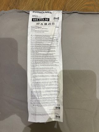 Cojín DUVHOLMEN gris Ikea