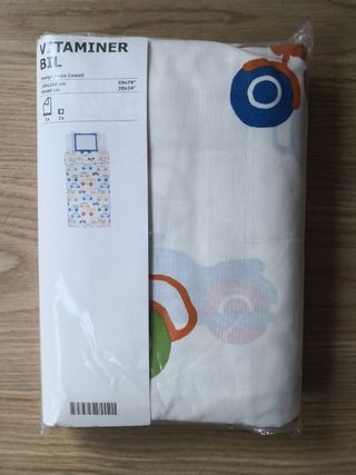 Funda nórdica VITAMINER BIL infantil