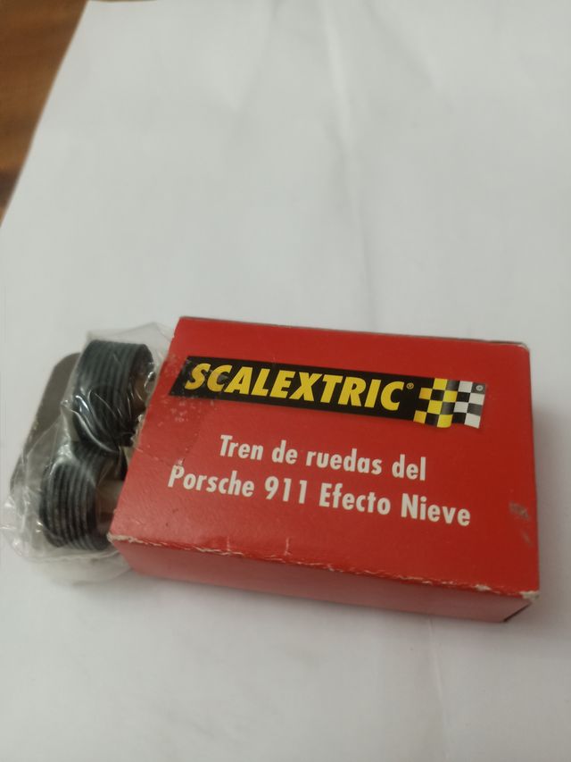 Tren Ruedas Porsche 911 Nieve Scalextric