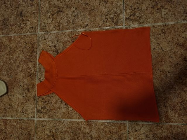 Top Zara Naranja